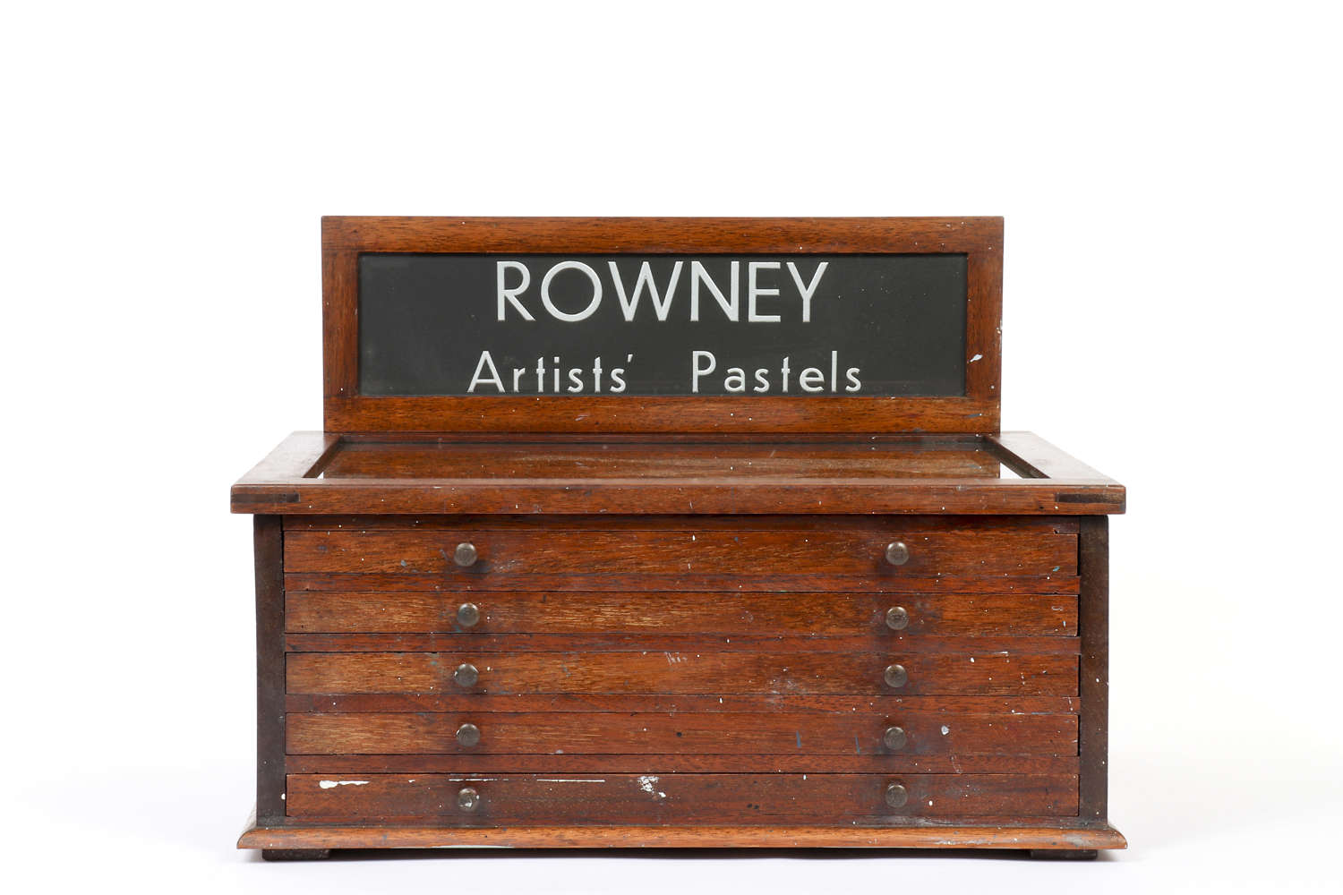 Rowney Artists' Pastels shop display cabinet