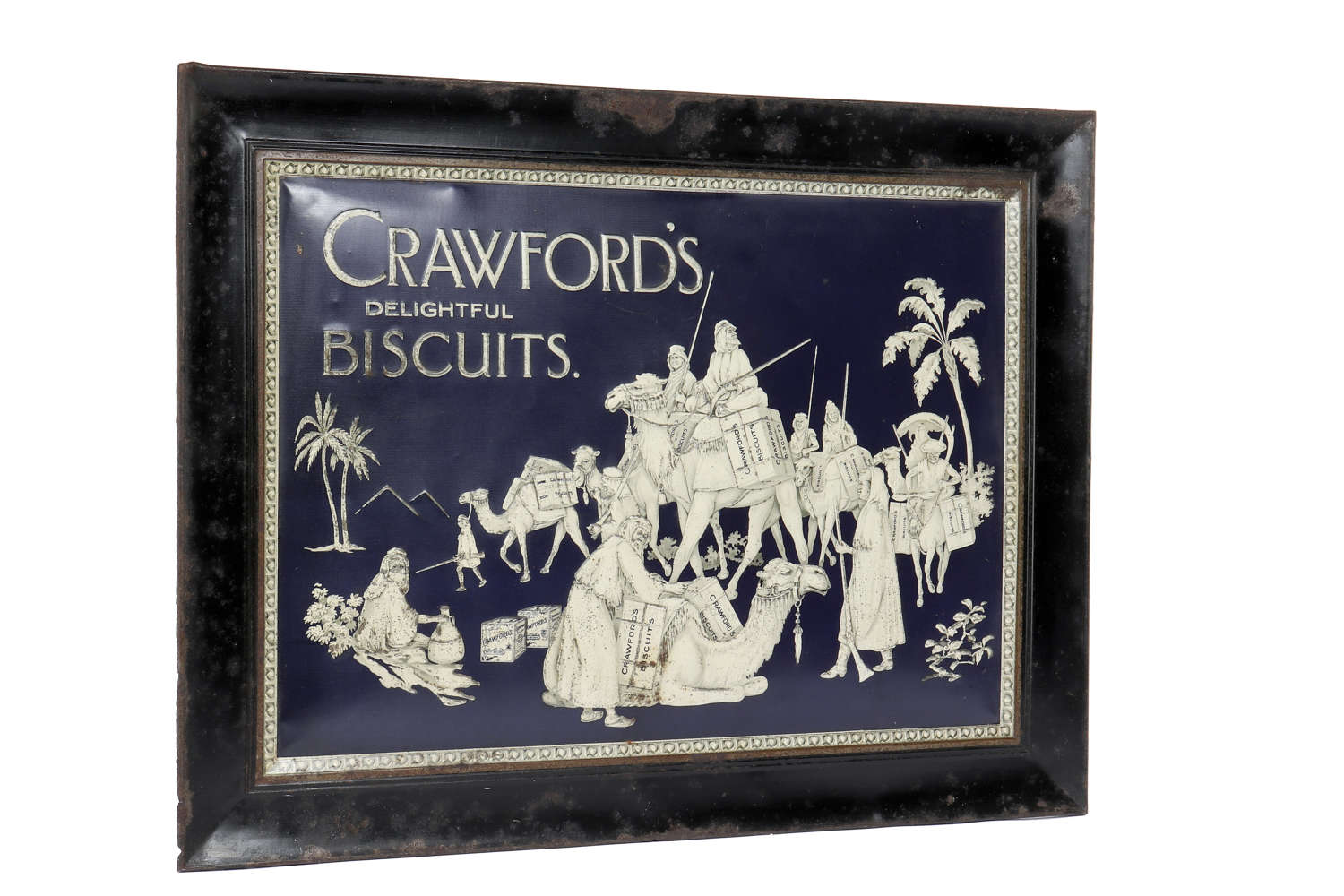Original Crawford's tin sign