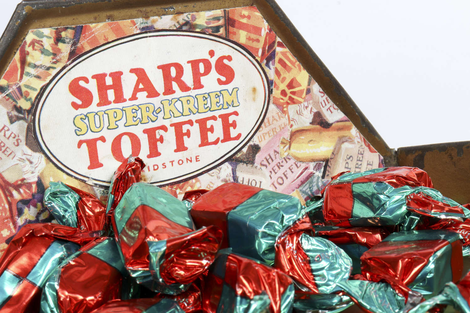 Original vintage shop display for Sharp's Toffee