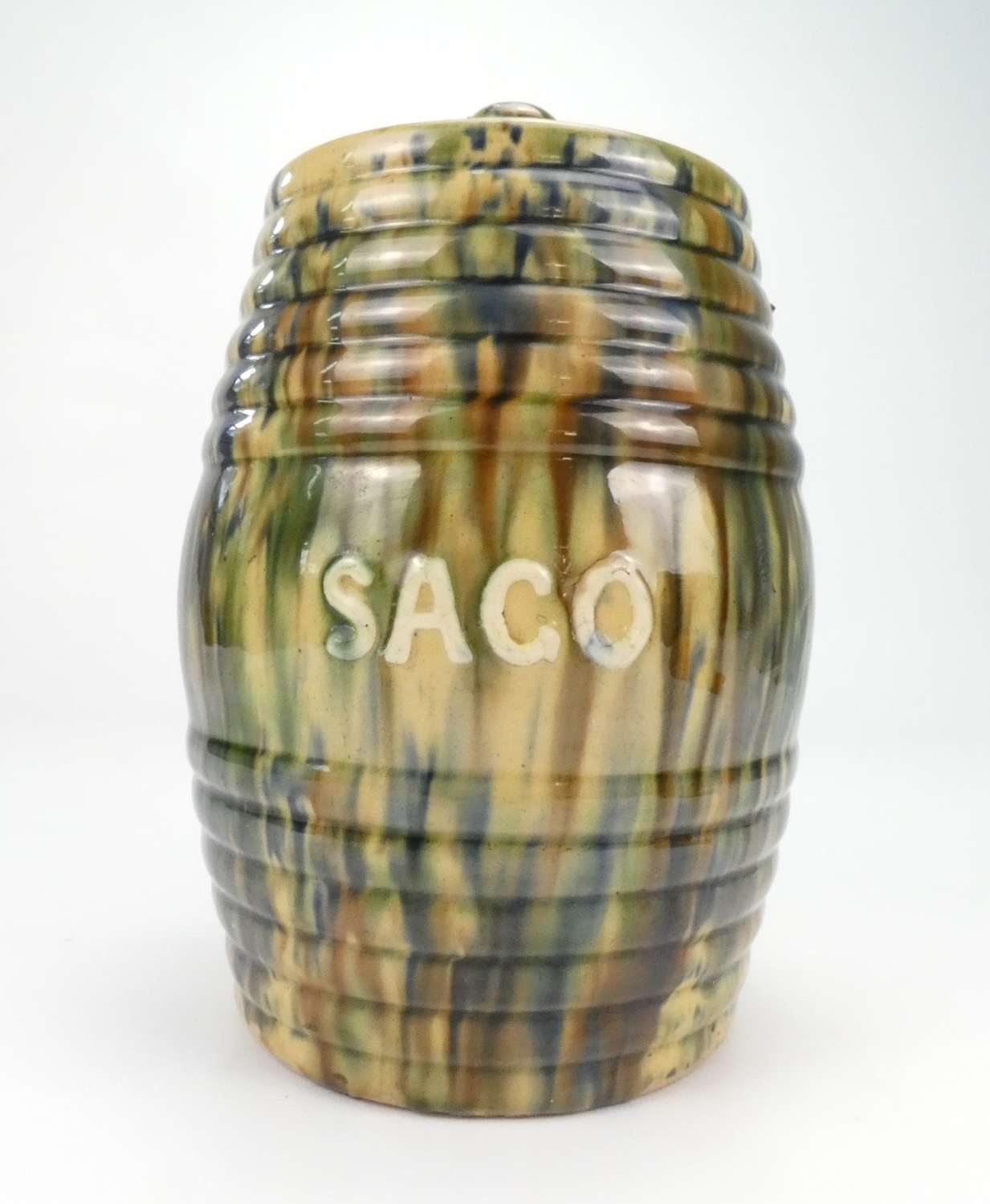 Sago Jar - Morrison & Crawford, Rosslyn Pottery, Kirkcaldy